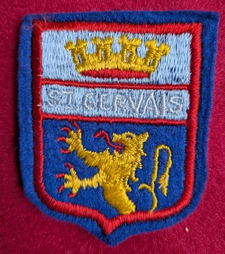 Embroidered patch, Saint Gervais, Haute Savoie (size 6.5cm x 5.3cm) 41