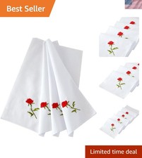 Cotton Embroidery Ladies' Handkerchiefs Lace Set of 6