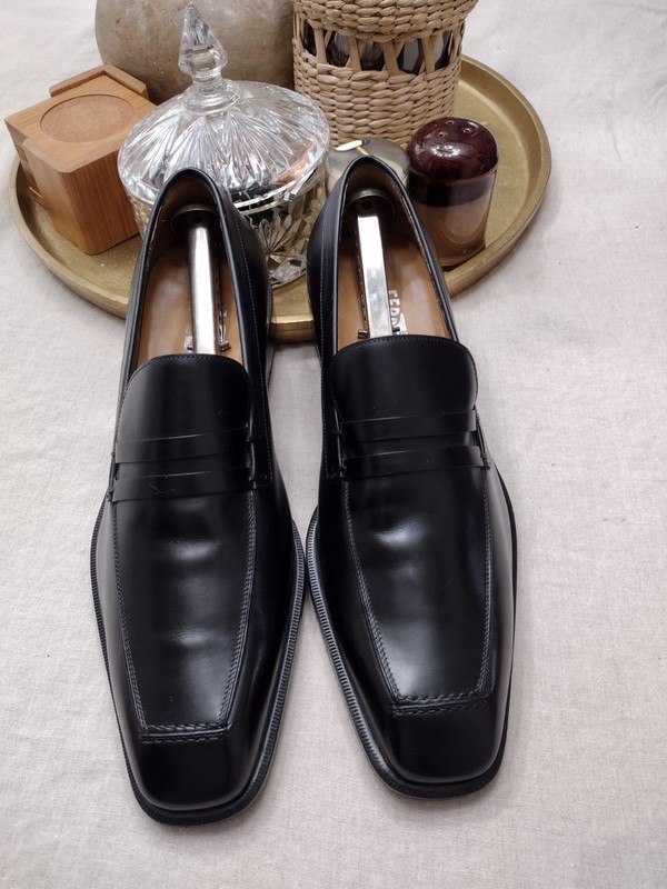 Salvatore Ferragamo Slip On Loafers SZ 11 2E In Very Nice Pre-owned 