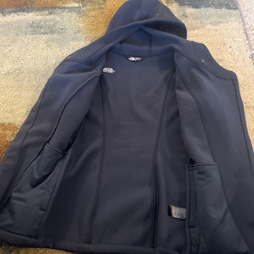 Light North Face Kelana Wrap Full Zip Hooded Fleece Woman's Size S Navy Blue - Picture 1 of 12
