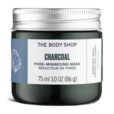 The Body Shop Charcoal Pore-Minimising Mask (1x 75 ml (1er Pack), Clear 