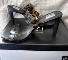 Dolce Vita Sandals Leopard Black Size 8 new with box 