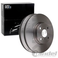 2X Eurobrake Bremsscheiben 275Mm BelÜFtet Vorne Passend FÜR Toyota Corolla