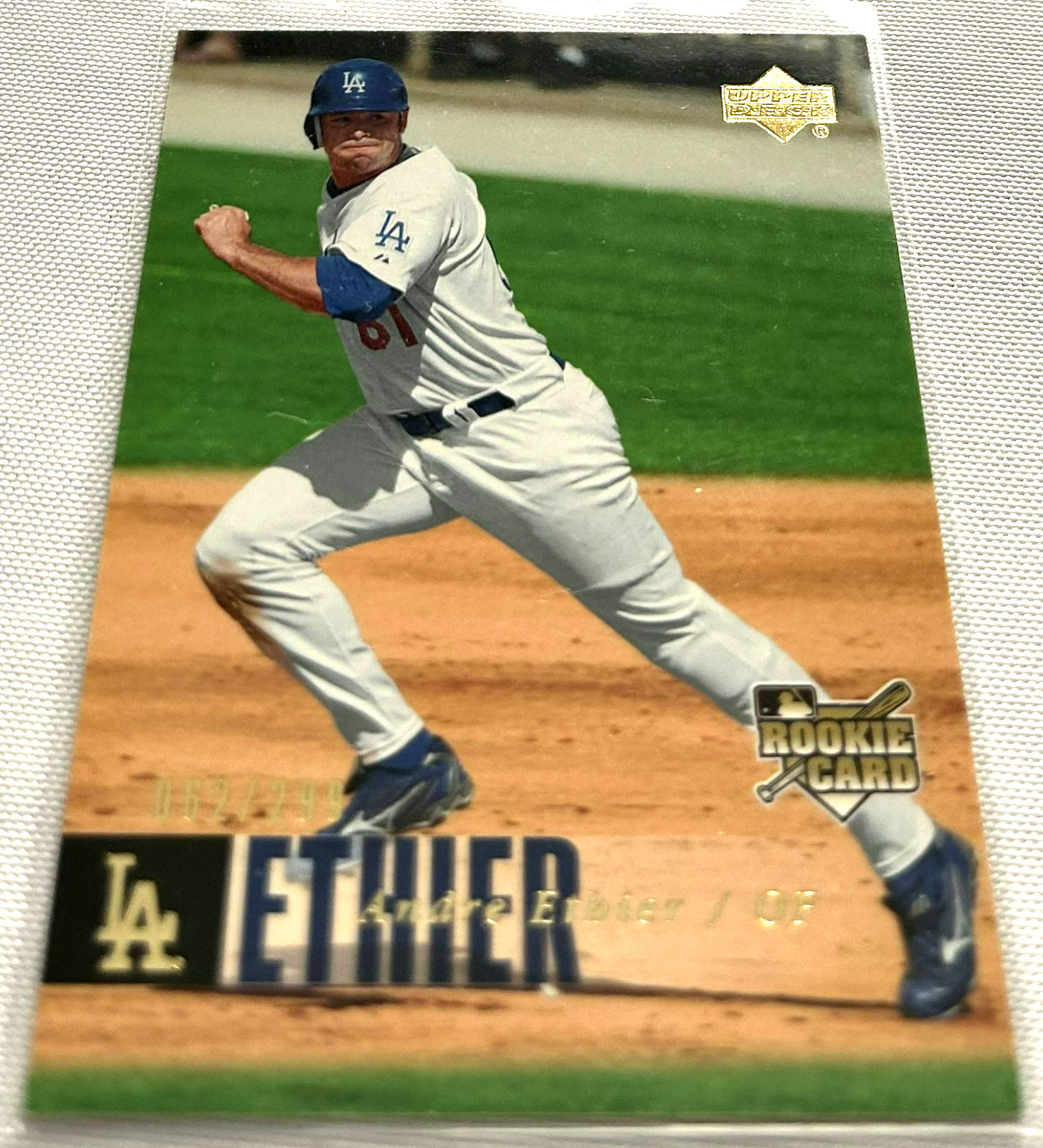 2006 Upper Deck Baseball Andre Ethier Los Angeles Dodgers RC #985 #d 062/299