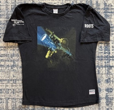 Vintage 2000 Roots Athletics Toronto International Film Festival T Shirt Sz L