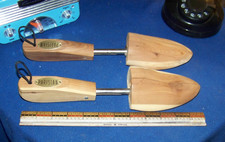Pair of Parisian Cedar Wood Shoe Tree / Stretcher 10" to 12" 