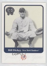 2001 Fleer Greats of the Game Bill Dickey #96 HOF 0a2