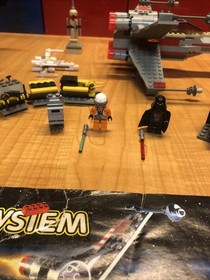 lego star wars x-wing fighter 7140, Plus Tie Fighters