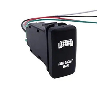 LED Light Bar Symbol Push Button White Backlight  LED Light Bar(white)