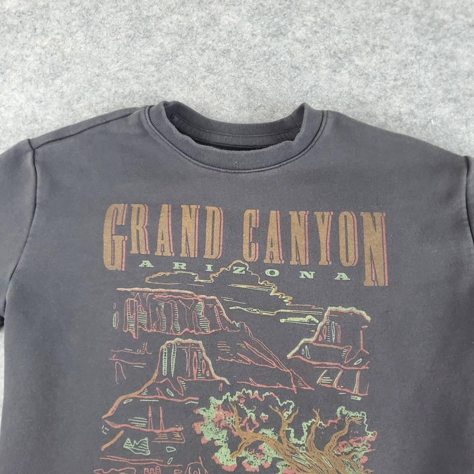 Grand Canyon x Hollister Sweatshirt Womens Medium Gray Crew Neck Long Sleeve - Image 2 of 4