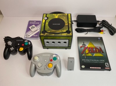 Nintendo Gamecube Console Bundle 2 Controllers Wavebird Zelda Collectors Edition