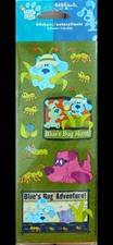 Vintage Stickety-Doo-Da Sticker Pack 3 NEW Sheets Blue  s Clues Bug Hunt Magenta