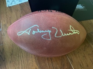RARE JOHNNY UNITAS SIGNED AUTOGRAPH OFFICIAL NFL FOOTBALL FANATICS JSA COA
