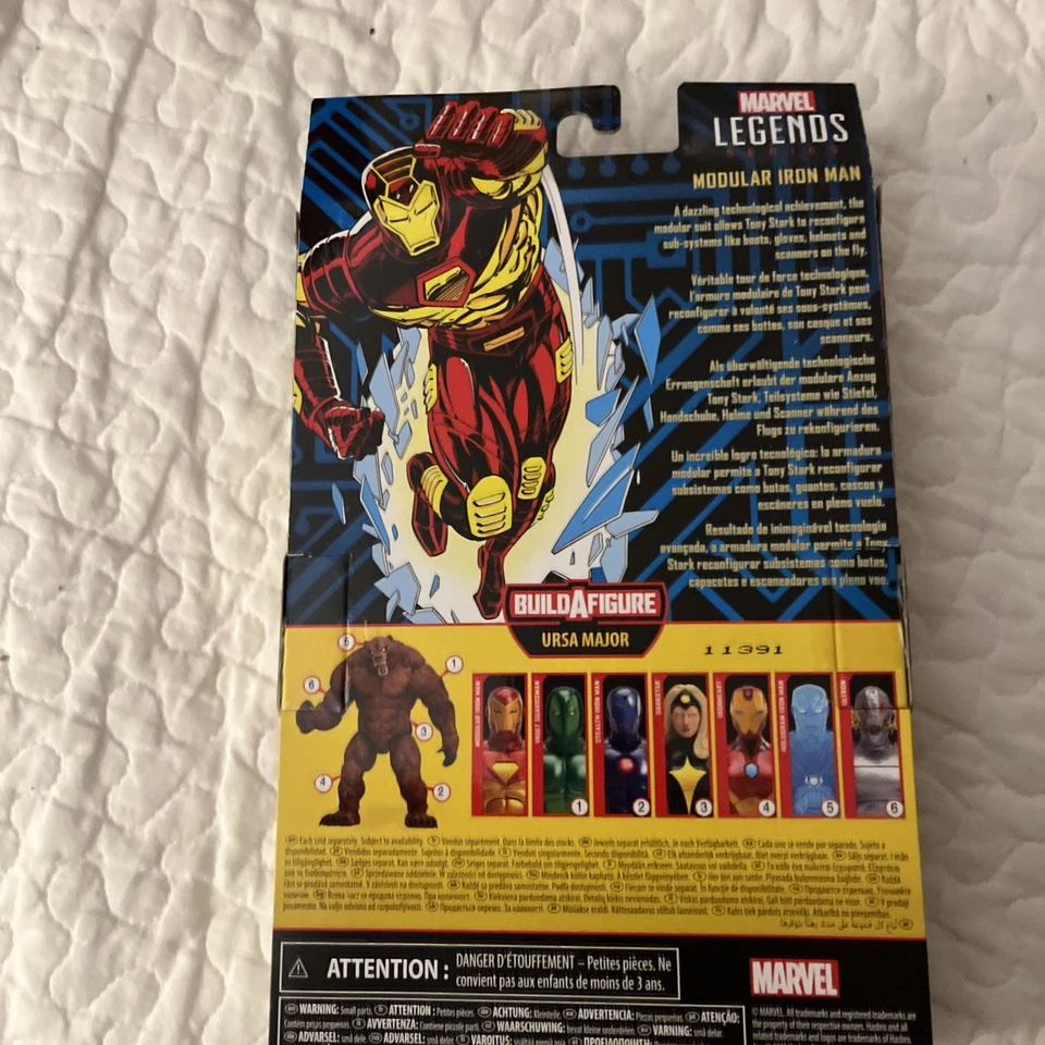 Hasbro Marvel Legends MODULAR IRON MAN Ursa Major Build-A-Figure Series • NEW - Image 2 of 2