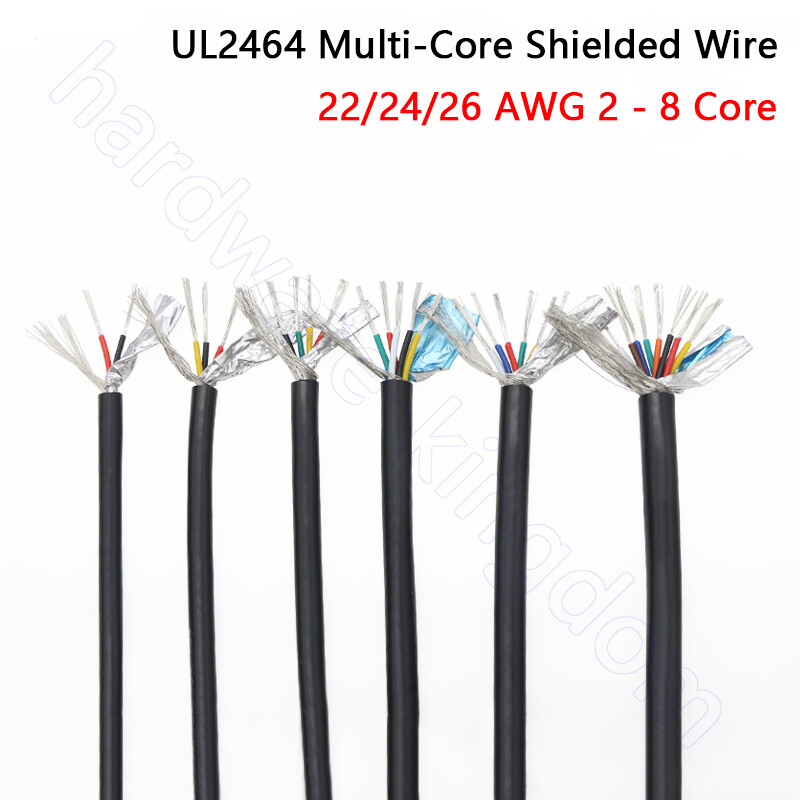 22/24/26 AWG Shielded Wire UL2464 Audio Headphone Signal 22/24/26 AWG Shielded Wire UL2464 Audio Headphone Signal