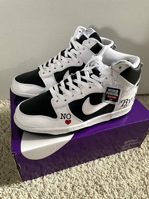 Nike SB Dunk High Supreme By Any Means - Black Size US Mens 9 | eBay