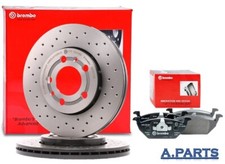 BREMBO BREMSENSATZ KOM GELOCHT 256MM VORNE AUDI A2 A3 SEAT SKODA VW GOLF POLO