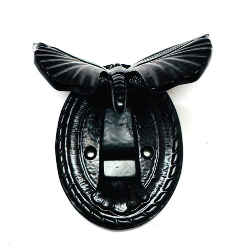 Vintage Butterfly Cast Iron Door Knocker – Rustic Garden Decor Antique Style - Picture 2 of 4