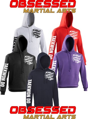 TaeKwonDo 5 Tenets TKD Hoody Kapuzenpullover Olympia Sport Kampfsport
