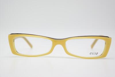 Brille exte EX20303 Gelb Silber Eckig Brillengestell eyeglasses Neu