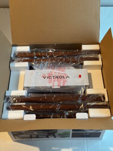 Victrola Century Signature+ 6-in-1 Vynal Stream Bluetooth Music Center - Walnut - Picture 4 of 5