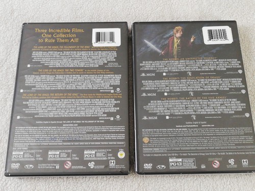 The Lord Of the Rings Trilogy & The Hobbit Trilogy 6 Theatrical DVD Movies NEW - Picture 4 of 4