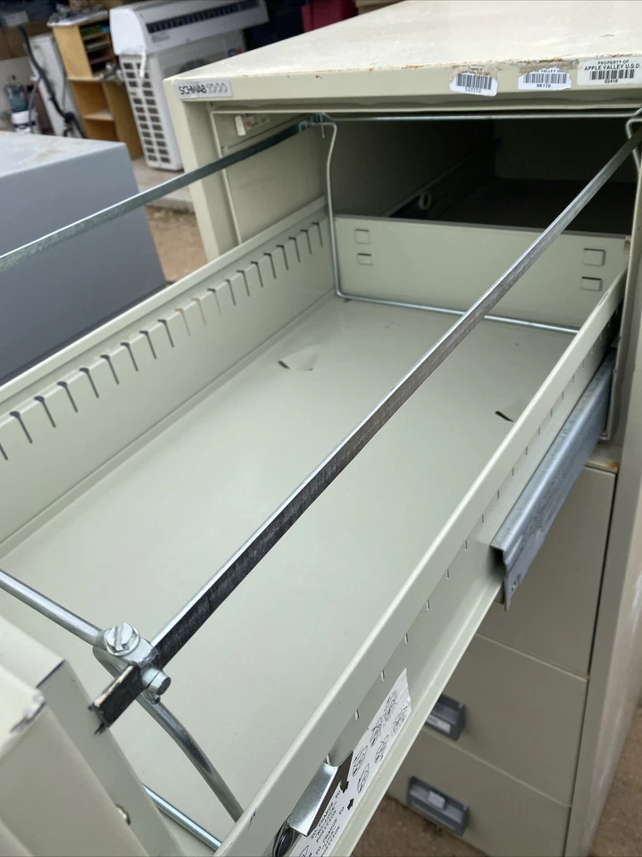 SCHWAB 1000 ignífugo 4 cajones archivador tamaño legal sin cerradura sin llave Foto 3 de 4