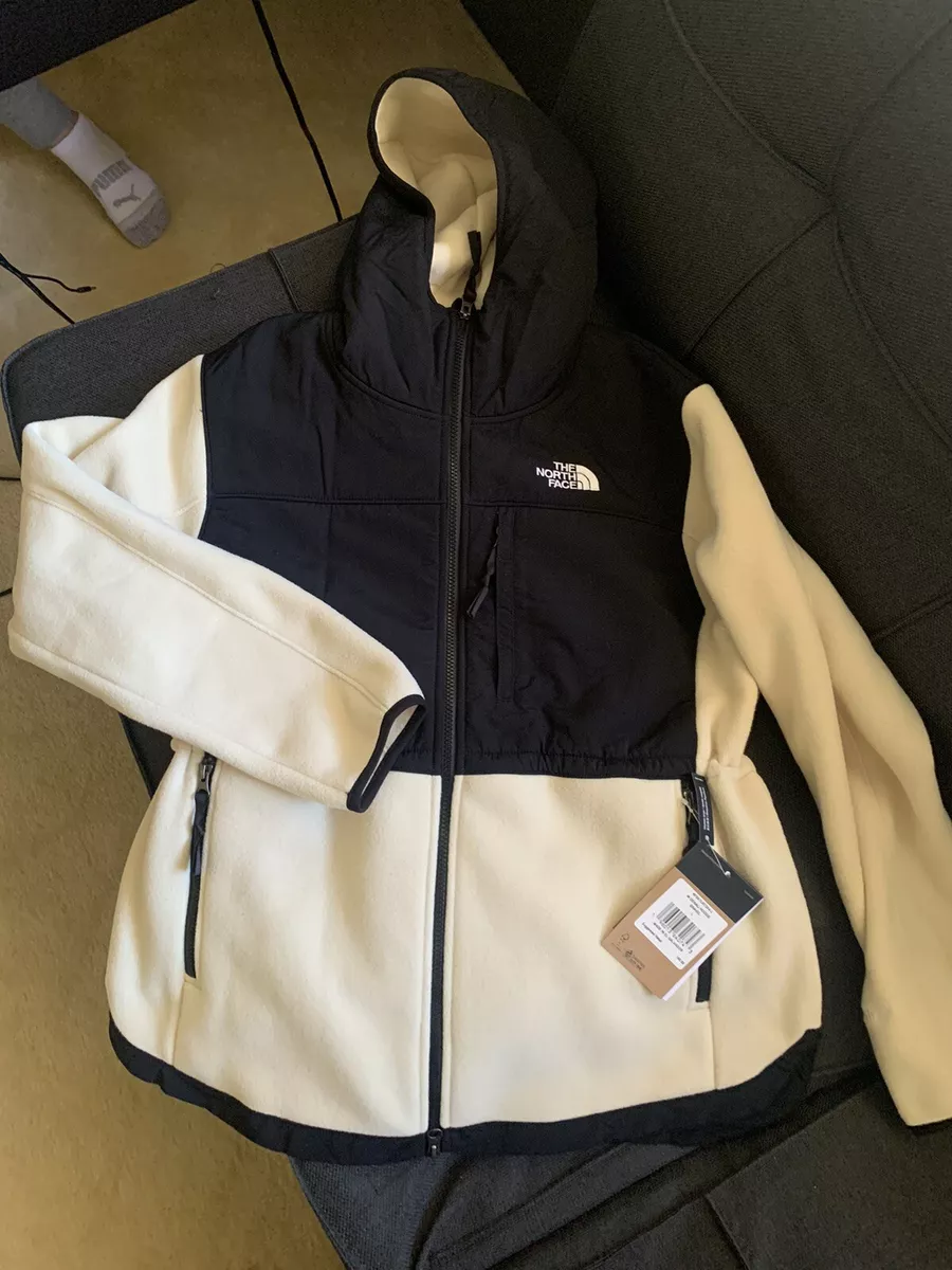 Hooded denali north face hot sale