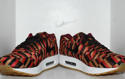 NIKE AIR MAX 1 WOVEN SP ROUNDEL LONDON UNDERGROUND MENS SHOES 