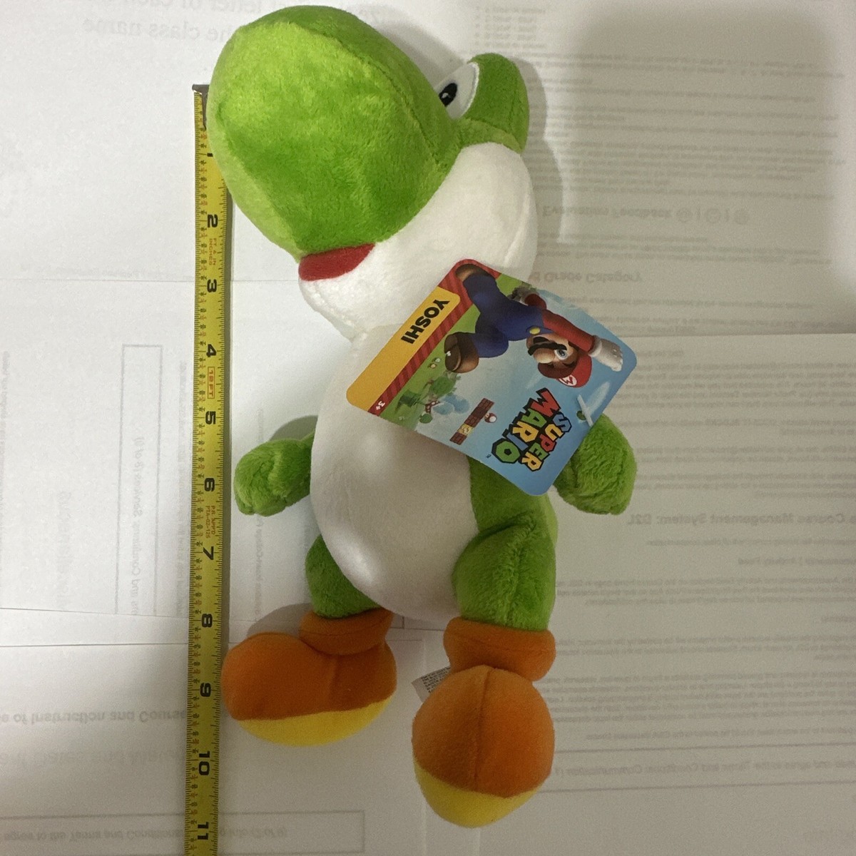 Super Mario 10” Plush Toy Doll - YOSHI By Jakks Pacific. New | eBay