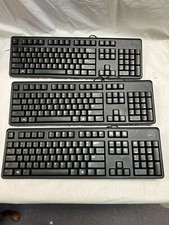 Lot of 3 Dell KB212-B Black Keyboards - Dell P/N 04G481 CN-04G481 Genuine