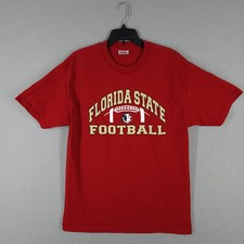 Vintage Florida State Seminoles Shirt Mens Large Red Graphic Football NCAA 90s T