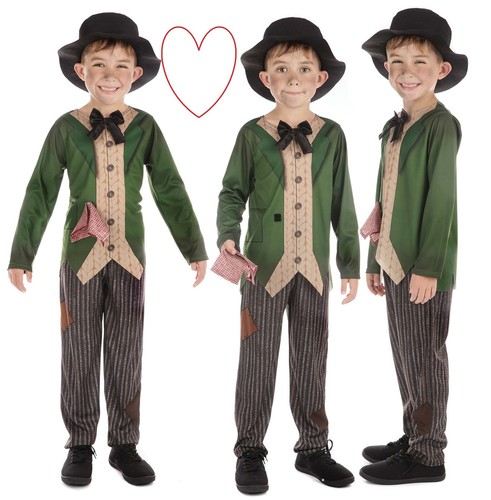 Boys Costume Dress Book Dickensian 
