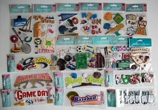 Jolee's Scrapbooking Stickers, GAME SPORTS  Theme, You Pick, some Rare!