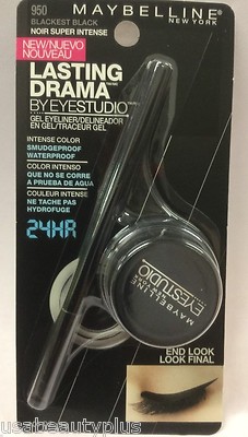 Eye-liner Gel Maybelline EyeStudio Lasting Drama - Noir - Longue Tenue - Neuf Sous Blister