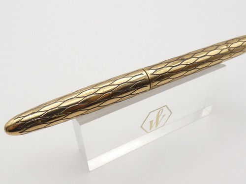 Vintage Lady Sheaffer VIII Balicon Black on Gold Fountain Pen, M Nib *Ex Cond* - Bild 6 von 14