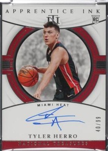 Tyler Herro rookie auto /99シリ Tyler Herro 2019 Immaculate #126 Rookie Patch Auto /99 Price Guide