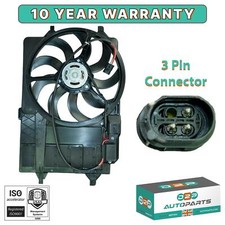 RADIATOR COOLING FAN FOR MINI (R52) CONVERTIBLE 17117541092, 17107529272