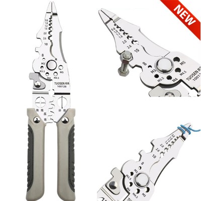 2024 New Arrival Multifunctional Wire Stripper Crimper Cable Cutter Pliers 1 PC