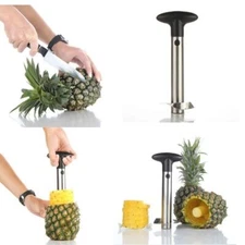 TekDeals Stainless Steel Fruit Pineapple Cutter Peeler Corer Slicer Easy Tool