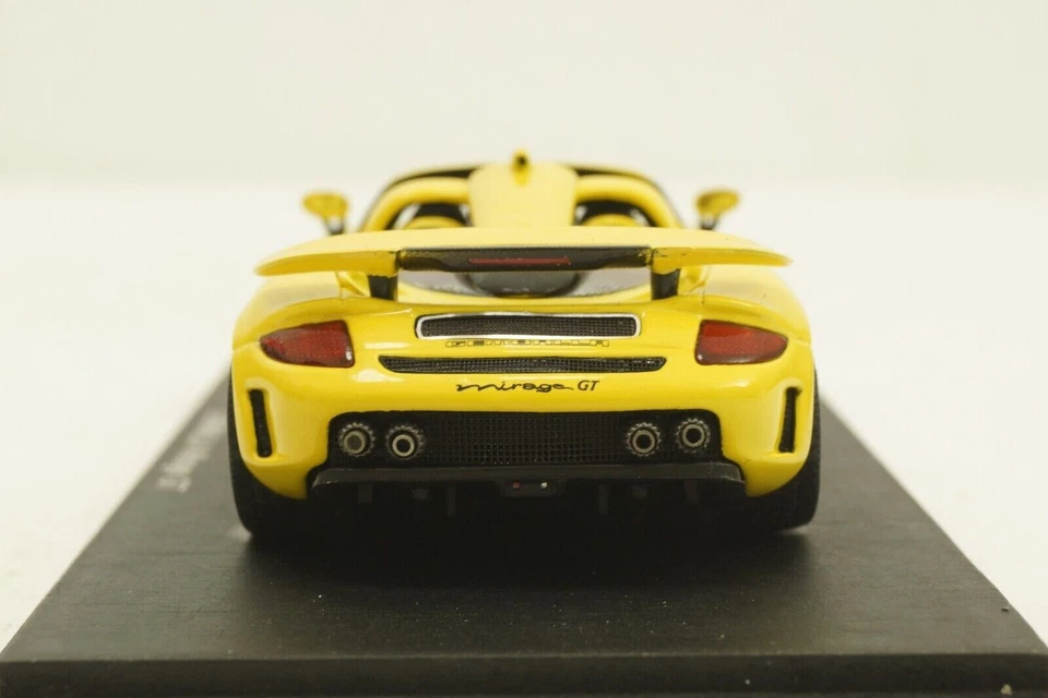 PORSCHE GEMBALLA MIRAGE GT 2007 GIALLO SPARK S0720 1:43 JAUNE RESINA GERMANIA - Immagine 4 di 4