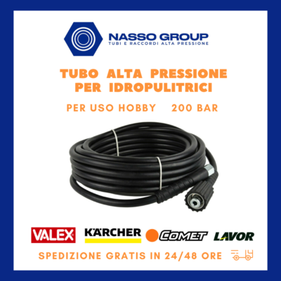 #ad #ad TUBO PER IDROPULITRICE UNIVERSALE HOBBY M14 22 LAVOR WASH VALEX COMET 200 BAR EUR 45.00