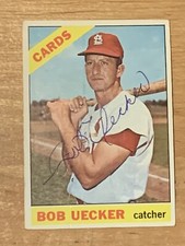 BOB UECKER MR BASEBALL SIGNED 1966 TOPPS #326 HALL OF FAME 2003 PHILLIES CARD #2