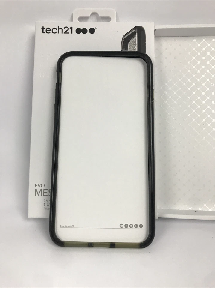 Tech21 Evo Elite Case for iPhone 8 Plus, 7 Plus - Brushed Black - Image 2 of 4