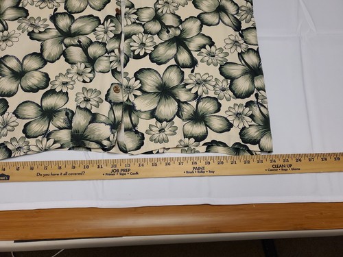 Camicia Tommy Bahama uomo LG Hawaiian SS media 100% seta verde fiori - Foto 7 di 16
