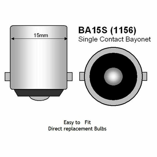 4x LED 1156 lawn tractor light bulbs for Deere LT155 LT160 LT166 - 第 8/12 張圖片