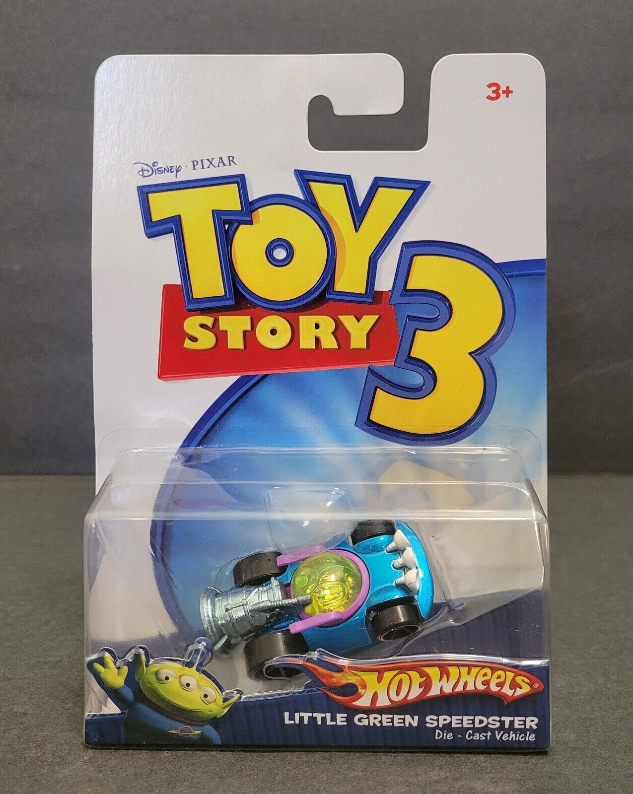 Disney Pixar Toy Story 3 Hot Wheels Little Green Speedster Die-Cast Mattel. NEW