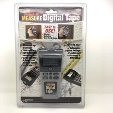 Point N Measure Digital Tape Measure Calculate Square Footage W5746 New