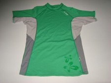 NRS 50 UPF Women's Paddling Rash Guard Short Sleeve Shirt Large