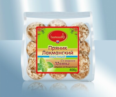 Süßgebäck Lackmann Minzgeschmack Пряник Лакманский с мятным вкусом Prjaniki
